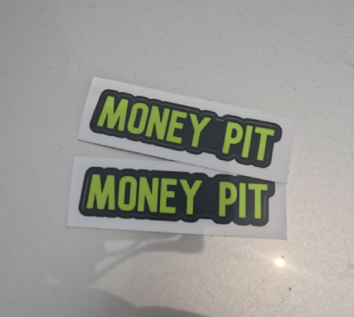 Money Pit Sticker