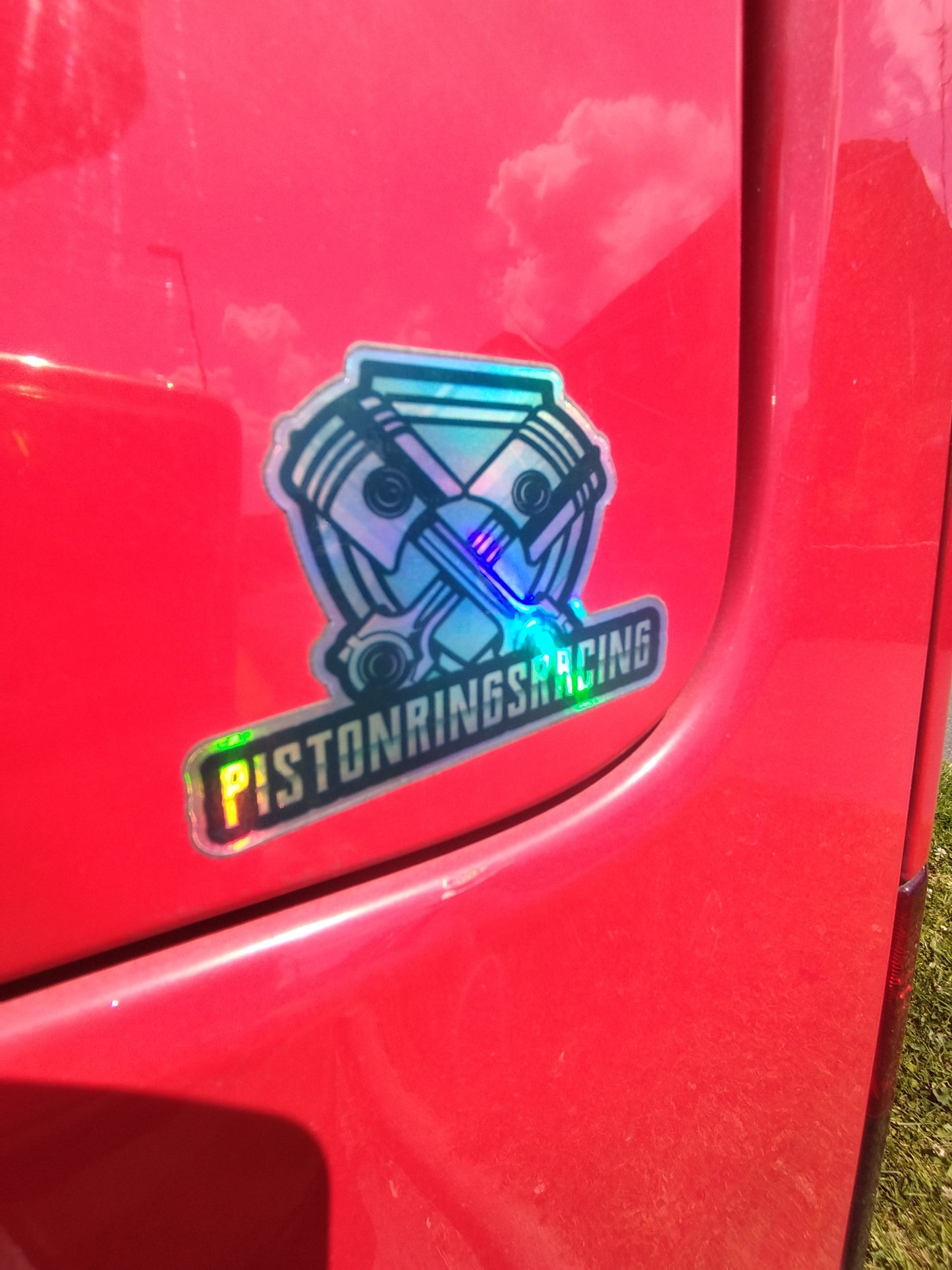 Piston Rings Sticker